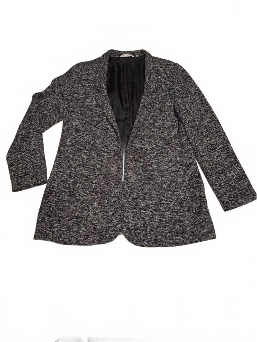 Soft Surroundings marled open front blazer